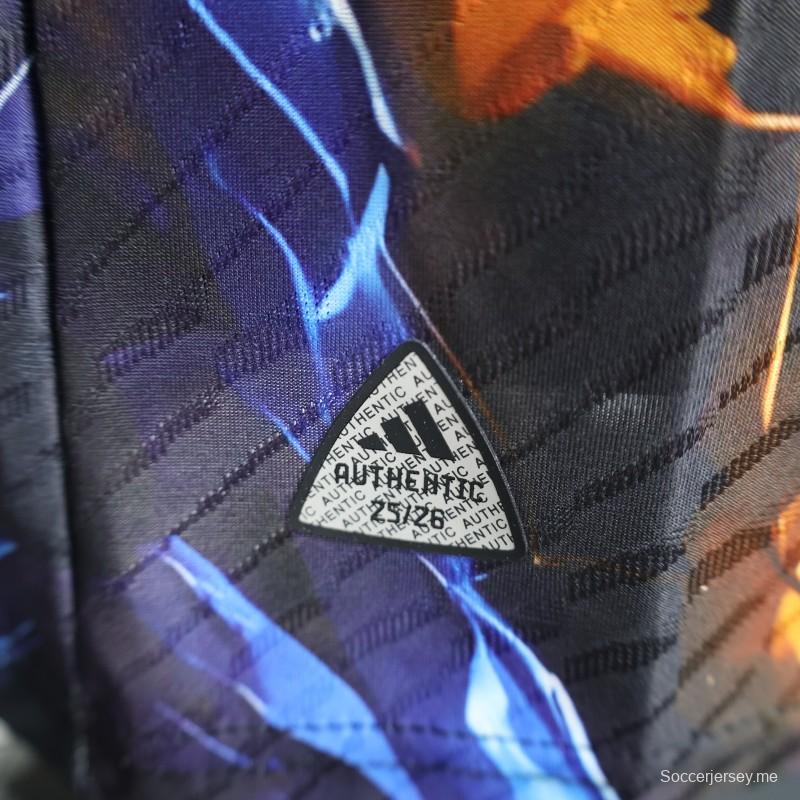 إصدار اللاعب 2025 اليابان 2025 قميص أسود بتصميم أنيمي سوبر سايان سوبر سايان