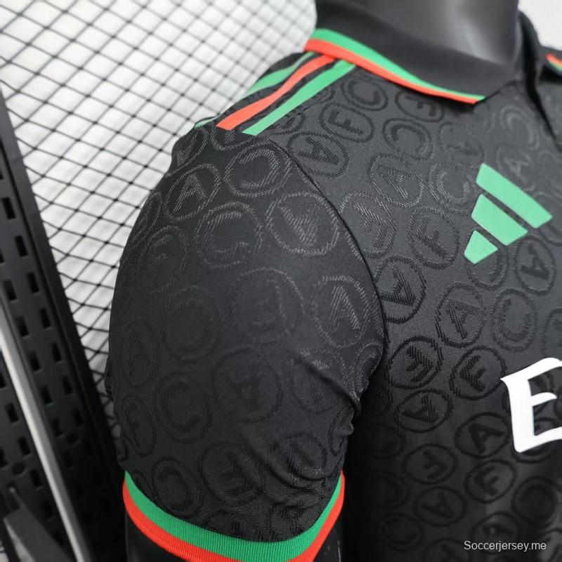 إصدار اللاعب 25/26 قميص أرسنال الأسود الخاص 25/26