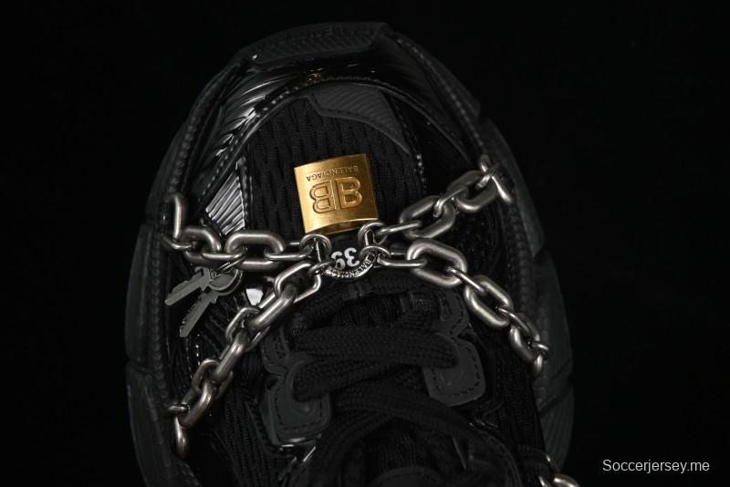 Balenciaga Phantom Sneaker 3XL Running Shoes with Transparent Heel Strap - W3XPL1882