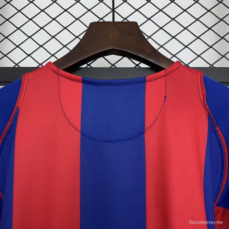 04/05 04/05 قميص برشلونة الرجعي المنزلي