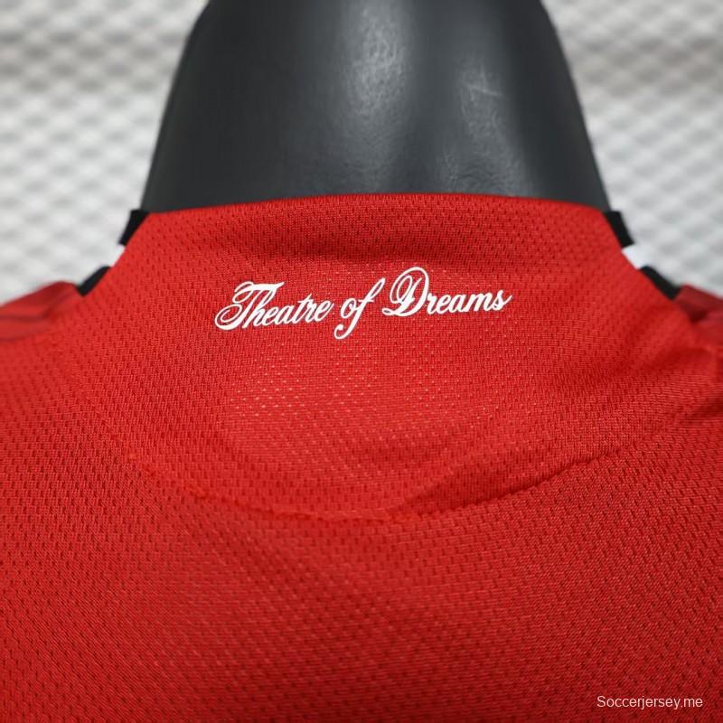 إصدار اللاعب 25/26 قميص مانشستر يونايتد الرئيسي 25/26