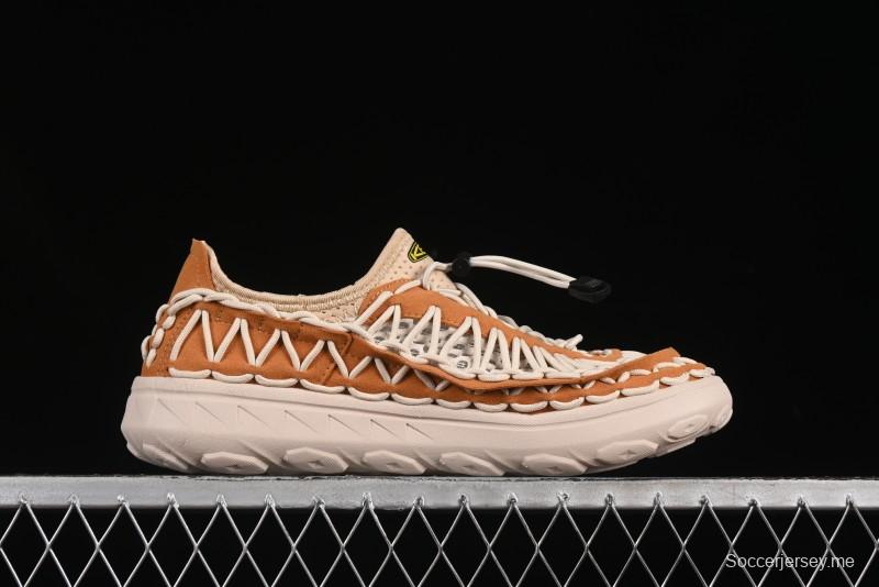 صنادل كين يونيك فلات-إم المنسوجة المرنة في الهواء الطلق للمشي والأنشطة المائية - 1014097 بني