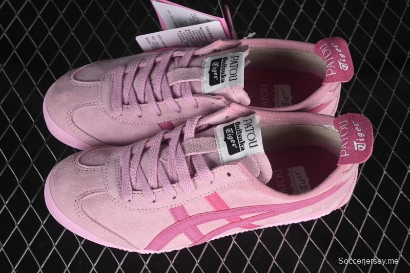 أونيتسوكا تايجر مكسيكو تايجر 66 حذاء رياضي جلدي منخفض من الجلد للجري الكاجوال - 1183C380-700