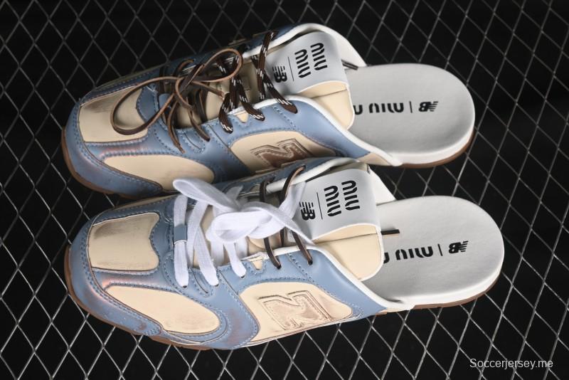 ميو ميو × نيو بالانس 530 سلسلة 530 من سلسلة ميو ميو ميو 530 ذات الحذاء الكلاسيكي الكلاسيكي المنخفض الكاجوال - 530