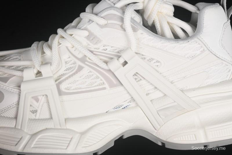 حذاء رياضي رياضي مكتنزة منخفض كاجوال منخفض من سلسلة 5515 أوف وايت