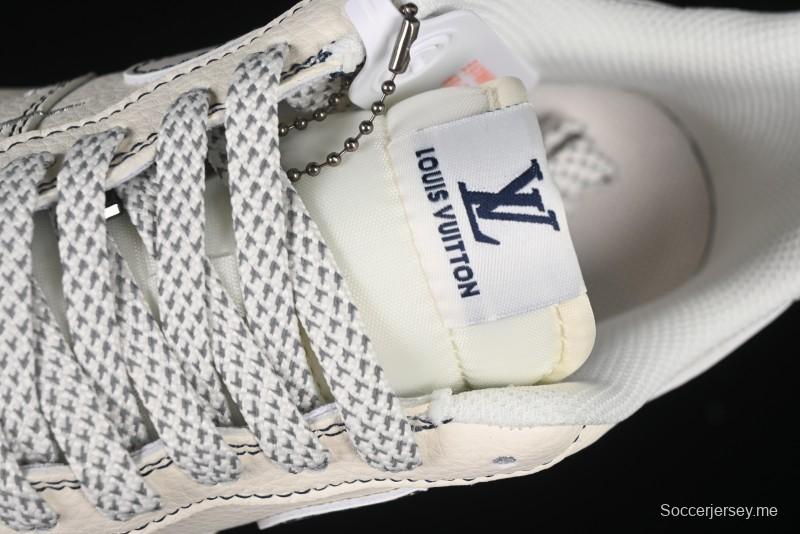 حذاء نايك اير فورس 1 '07 المنخفض من نايك اير فورس 1 '07 LV Collaboration Black Swoosh Logo Swoosh Logo Sneakers Casual - XX3168-160