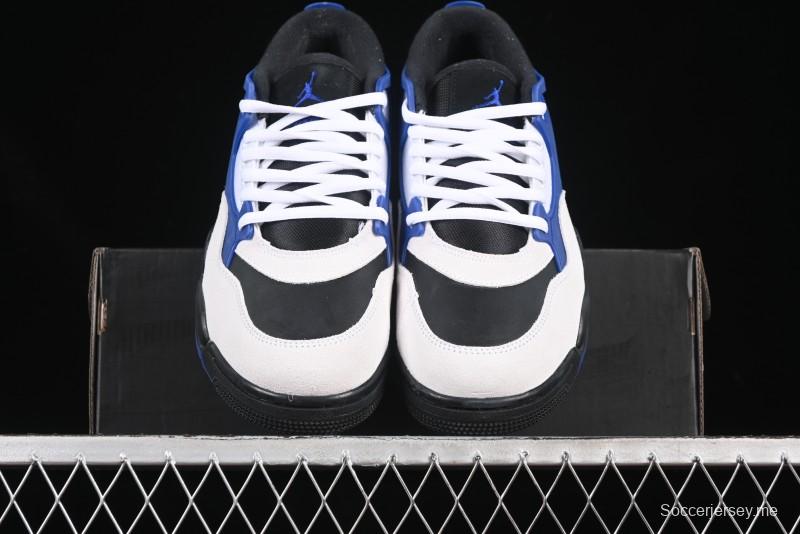 حذاء نايك اير جوردان 4 المعاد تصميمه من نايك مع جزء علوي من الجلد الشبكي والجلد المدبوغ - FQ7939-140