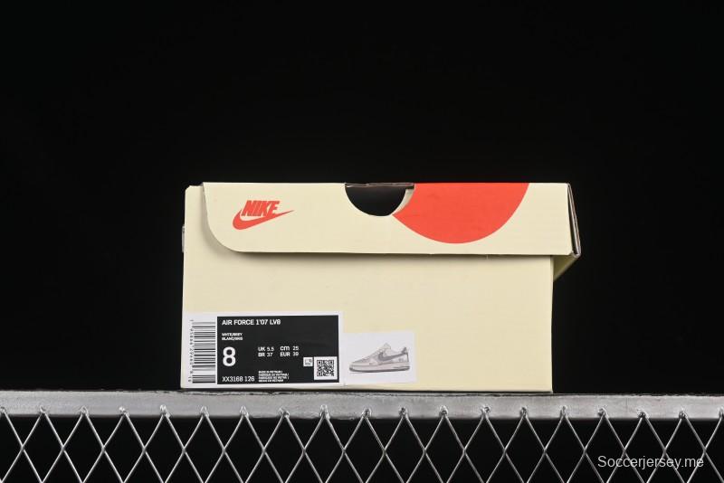 حذاء نايك اير فورس 1 '07 منخفض من نايك اير فورس 1 '07 ستوسي كولابوريشن ستوسي سنيكرز رمادي سووش رمادي سنيكرز كاجوال - XX3168-126