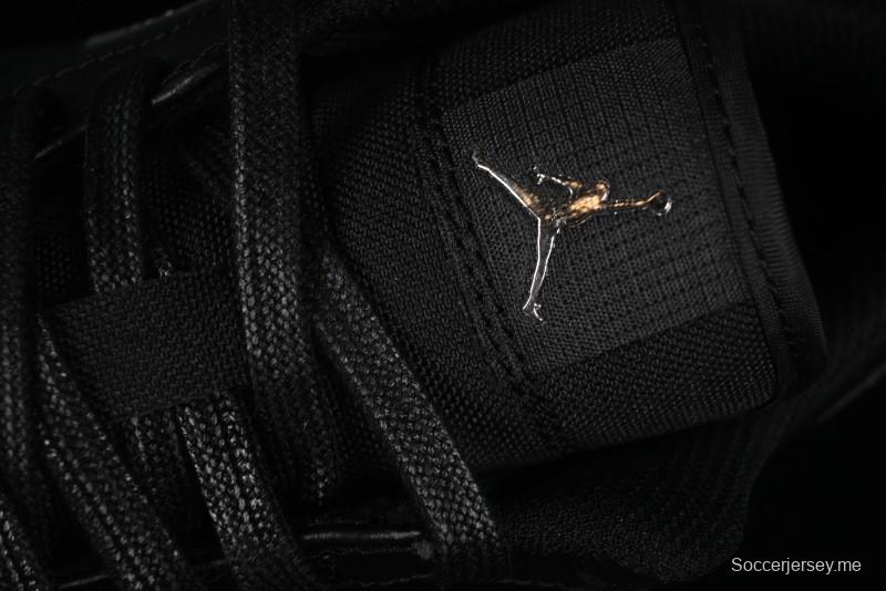 حذاء كرة السلة نايك اير جوردان 1 لاو AJ1 من نايك اير جوردان 1 لاو AJ1 لوحة جلدية بيضاء من القماش الأسود - HV596868-001