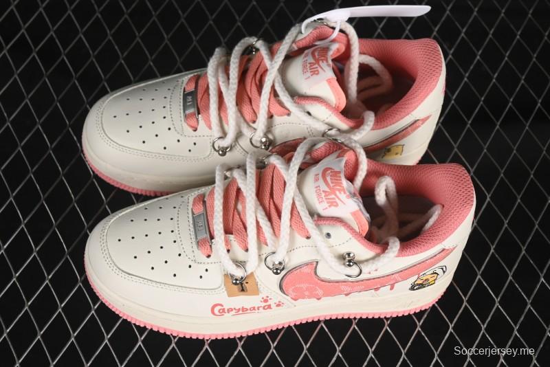 حذاء نايك اير فورس 1'07 منخفض من نايك اير فورس 1'07 x كابيبارا "بور ميلكابي" سنيكرز كاجوال - LV0506-880