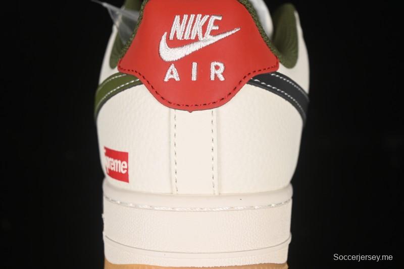 حذاء نايك اير فورس 1 '07 سوبريم سوبريم سوبريم سنيكرز سنيكرز كاجوال بنعل كاجوال متدرج - XS1958-567