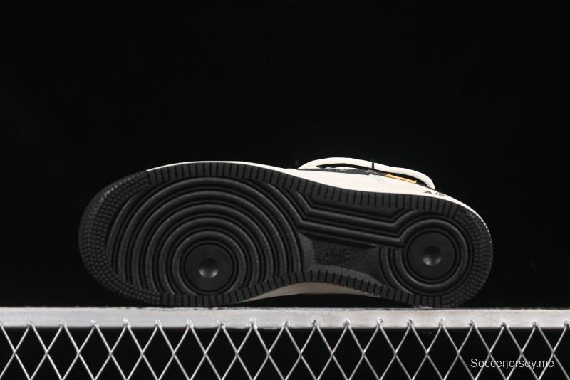 حذاء نايك اير فورس 1 '07 منخفض LV Collaboration Blue Swoosh Drawstring Sneakers Casual - DM686868-061