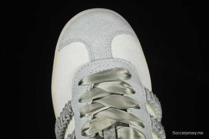 أديداس أوريجينالز جازيل بولد JR8373 حذاء رياضي منخفض الساق من أديداس أوريجينالز بنعل سميك لمقاومة الانزلاق والمتانة - JR8373