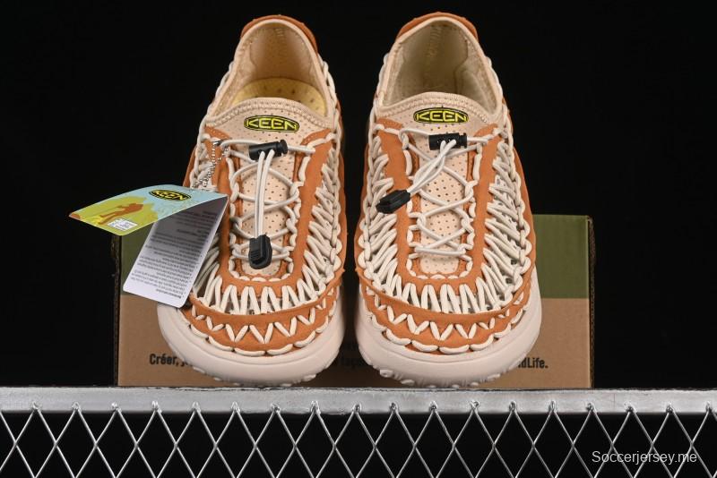 صنادل كين يونيك فلات-إم المنسوجة المرنة في الهواء الطلق للمشي والأنشطة المائية - 1014097 بني