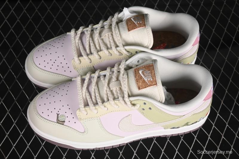 حذاء تزلج كاجوال كاجوال منخفض من نايك دانك لو بطبعة الأزهار - IB8876-661