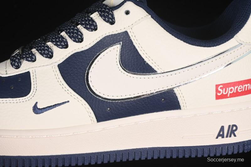 حذاء نايك اير فورس 1 '07 منخفض سوبريم سوبريم سوبريم سنيكرز أزرق فاتح حافة كاجوال - HH7518-057