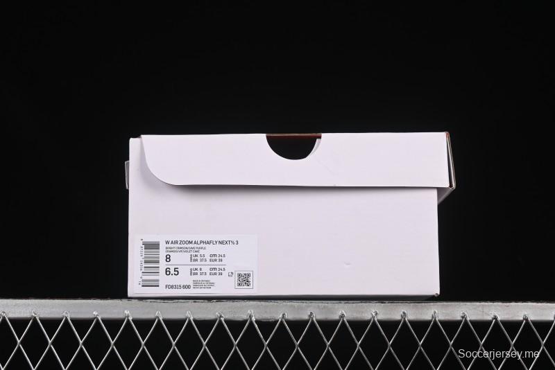 حذاء الجري نايك زوم فابورفلاي نيك زوم فابور فلاي نيكست 3% النموذج الأولي للماراثون الخارق مع وسادة دوال إيرزوم ورغوة زوم إكس - FD8315-600