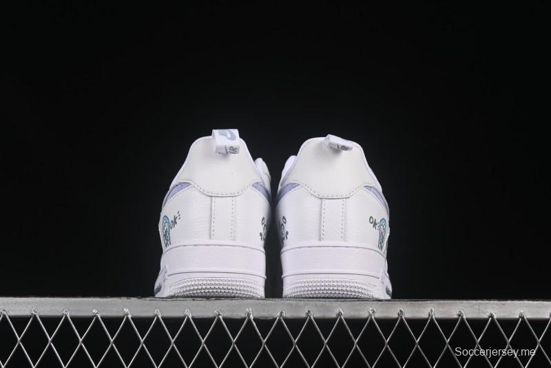 حذاء نايك اير فورس 1'07 منخفض "شارع سمسم" الرياضي الكاجوال المخصص - FB8971-080