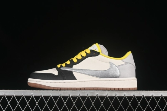 حذاء نايك ترافيس سكوت × فراجمينت ديزاين × اير جوردان 1 لو OG SP SP الرياضي الكاجوال - DN6901-095