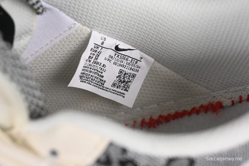 حذاء نايك اير فورس 1'07 المنخفض من نايك اير فورس 1'07 تعاون غوتشي حذاء رياضي كاجوال رمادي اللون بنقشة الرباط - YX5066-319