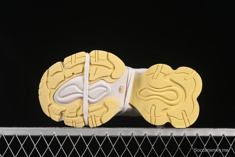 GG-CC حذاء أبي مجوف بأربطة من نفس النمط بنعل مجوف 5 سم لزيادة الارتفاع - G25U9988