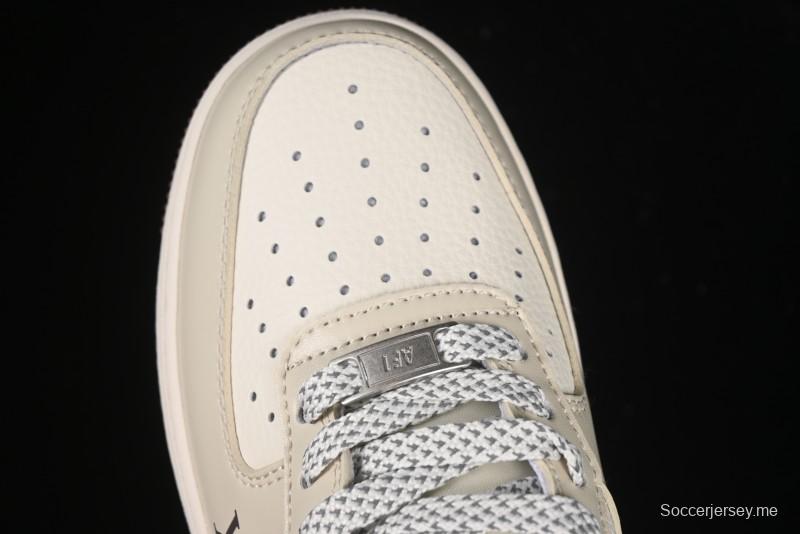 حذاء نايك اير فورس 1 '07 المنخفض من نايك اير فورس 1 '07 LV Collaboration Summer Blue Sneakers كاجوال أزرق - JJ2508-702