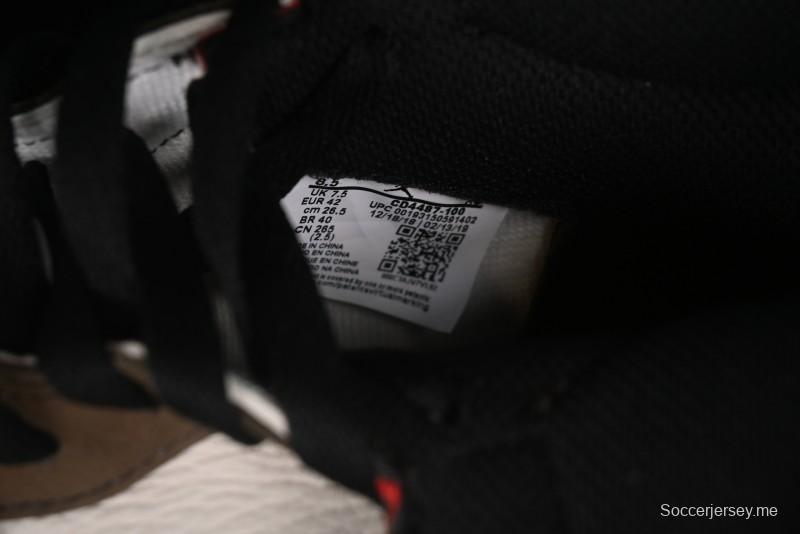 نايك ترافيس سكوت × اير جوردان 1 هاي جوردان 1 هاي أو جي AJ1 إصدار محدود من نايك ترافيس سكوت × اير جوردان 1 هاي اوج AJ1 إصدار عكسي سووش - CD4487-100