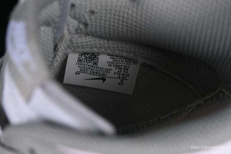 حذاء تزلج نايك SB Dunk Low باللون الأبيض الرمادي منخفض الكاجوال - HF5441-105