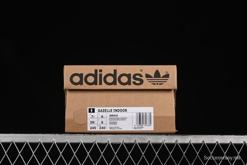 أديداس أوريجينالز جازيل من أديداس أوريجينالز حذاء رياضي كاجوال داخلي بتصميم مضاد للانزلاق ومقاوم للاهتراء - JH5419