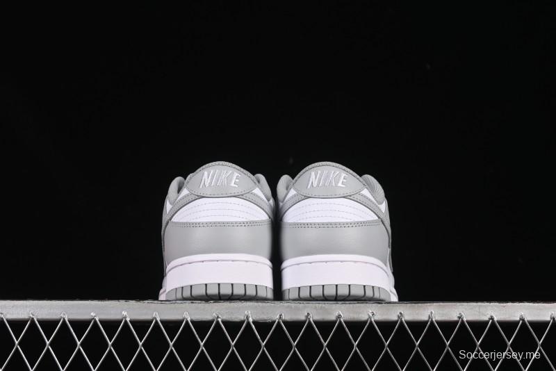 حذاء تزلج نايك SB Dunk Low باللون الأبيض الرمادي منخفض الكاجوال - HF5441-105