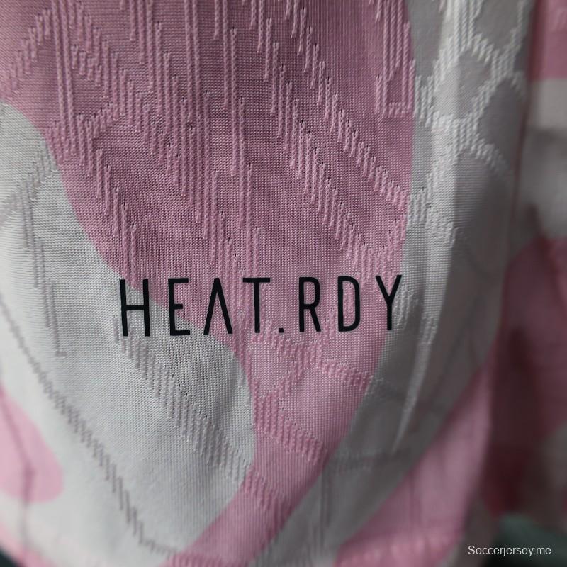 إصدار اللاعب 25/26 قميص فلامنجو وردي بنقشة الرخام