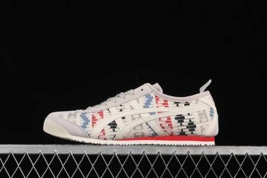 أونيتسوكا تايجر مكسيكو تايجر 66 حذاء رياضي جلدي منخفض الساق - 1183B648-100