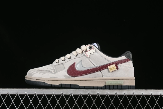 Nike Dunk Low Retro 'Double Swoosh' CNY Year of the Snake Panda Mischief Casual Sneakers - HV1800-101