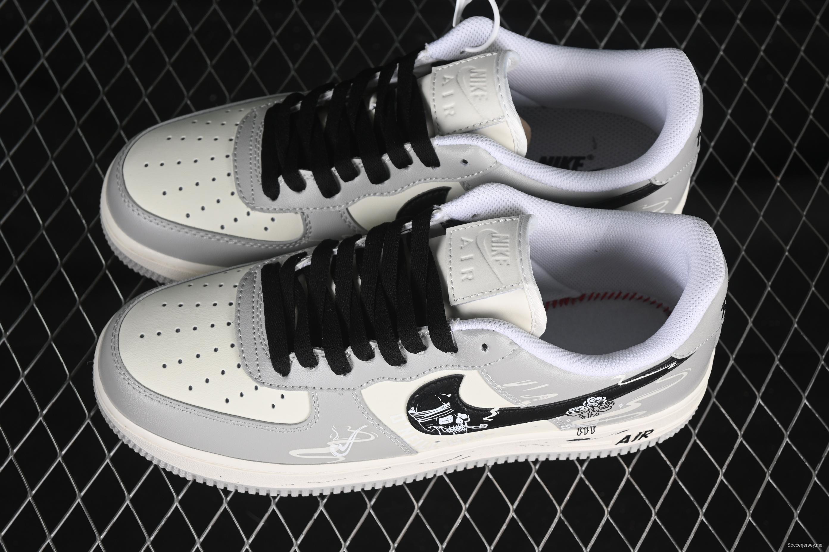 حذاء نايك اير فورس 1 '07 منخفض "الإقلاع عن التدخين" حذاء رياضي مخصص - DO7471-991