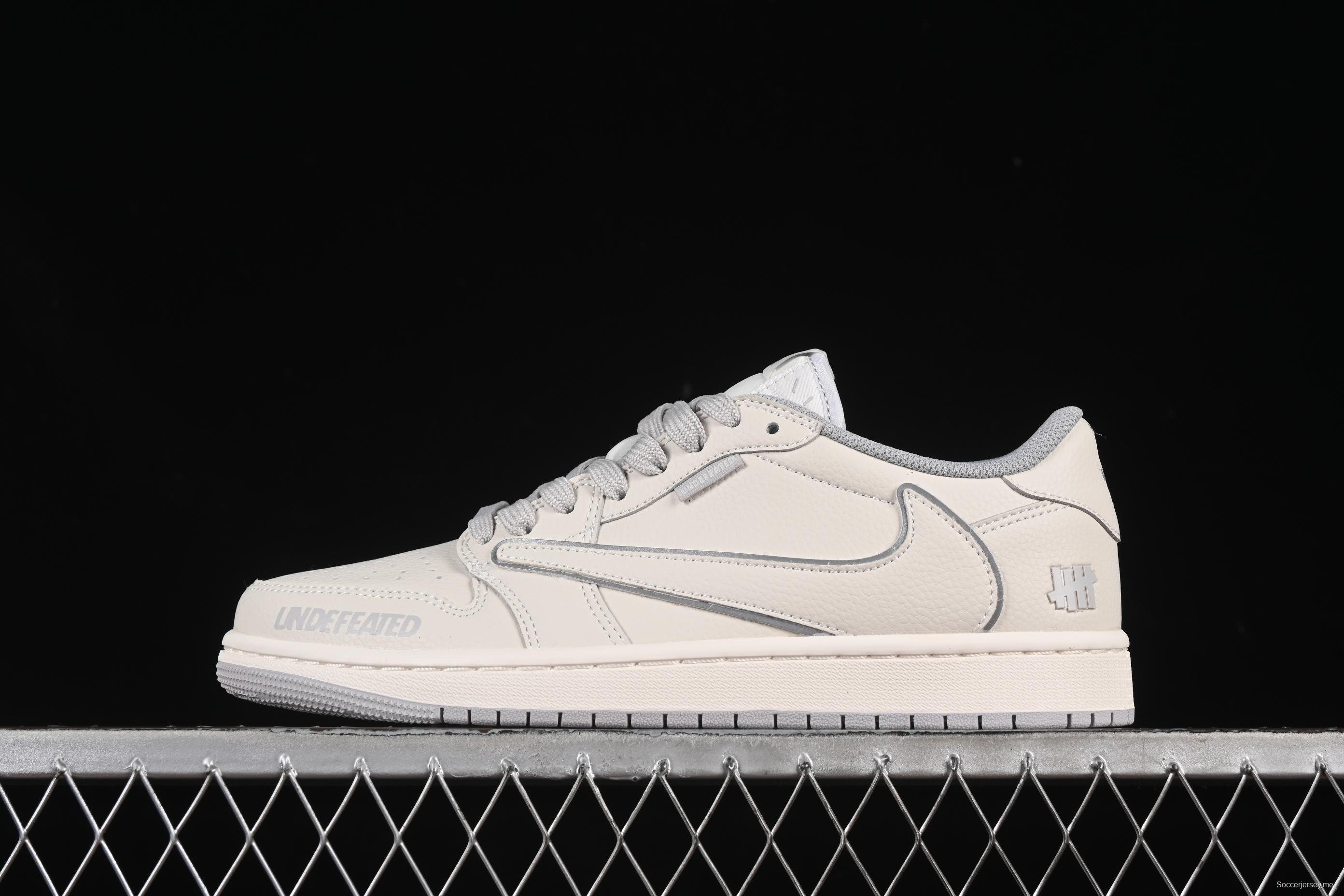 حذاء نايك ترافيس سكوت x Fragment Design x Air Jordan 1 Low OG SP SP AJ1 Collaboration - DF1845-532