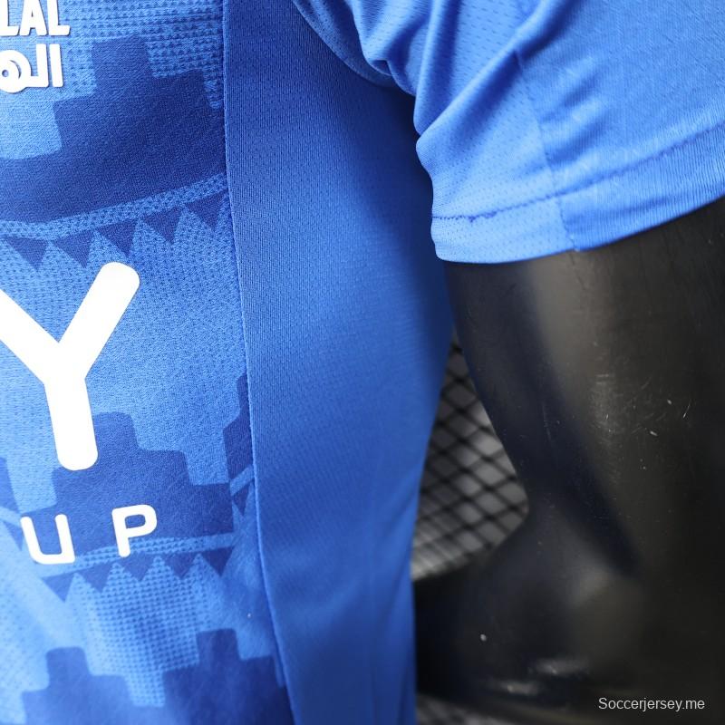 إصدار اللاعب 25/26 قميص الهلال الأساسي 25/26