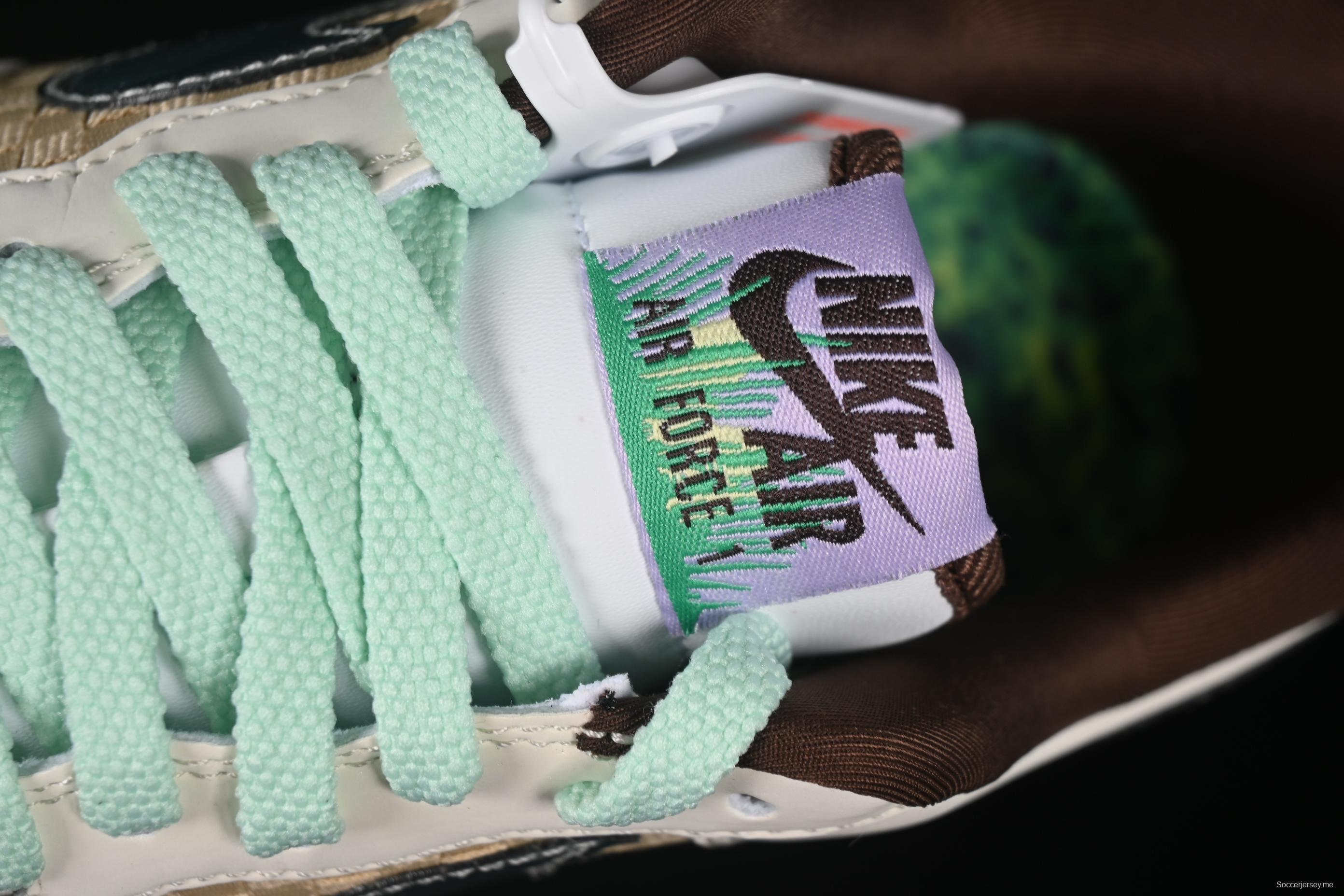 حذاء رياضي نايك اير فورس 1'07 منخفض كاجوال مع وسادة هوائية كاملة الطول - IB5722-100