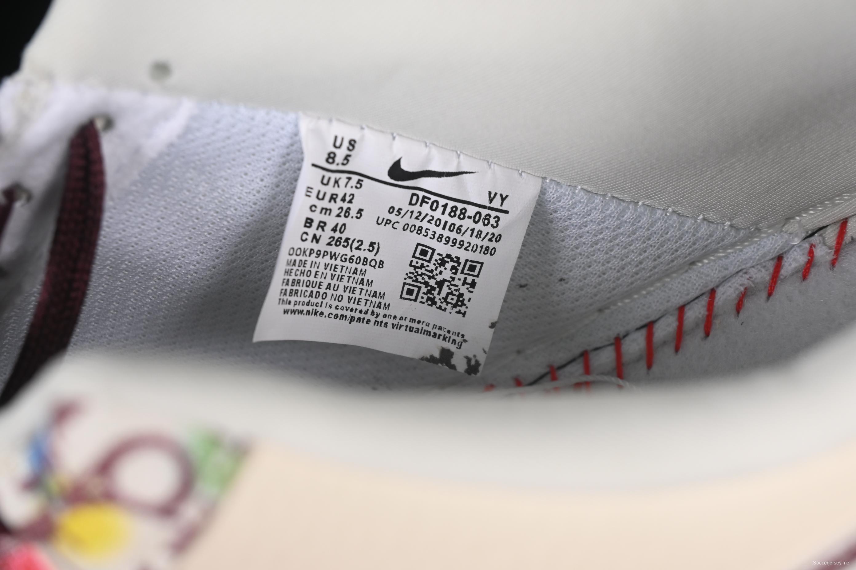 Nike Air Force 1'07 Low Dior Collaboration Floral Embroidery Casual Sneakers - DF0188-063