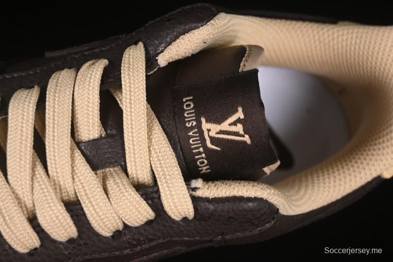 حذاء نايك اير فورس 1 '07 منخفض LV Collaboration حذاء رياضي كاجوال بني اللون - LW9279-007