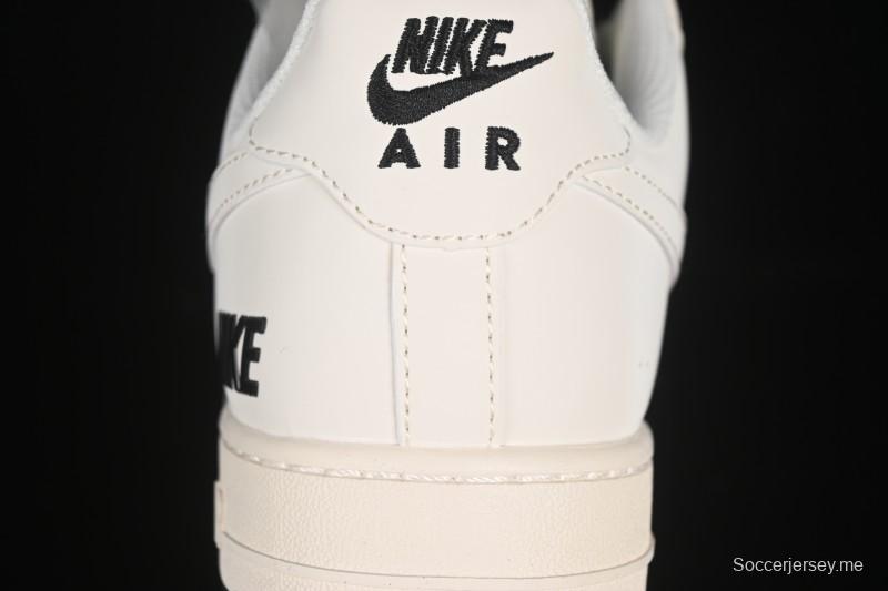 حذاء نايك اير فورس 1'07 منخفض كاجوال مع سووش أسود ثلاثي - XX3168-183