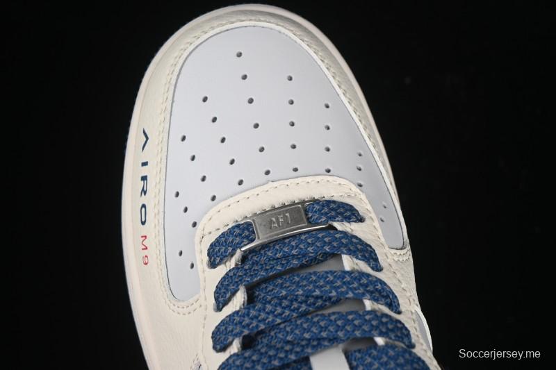 حذاء نايك اير فورس 1'07 منخفض أزرق M9 سنيكرز كاجوال M9 نايك - XS1958-611