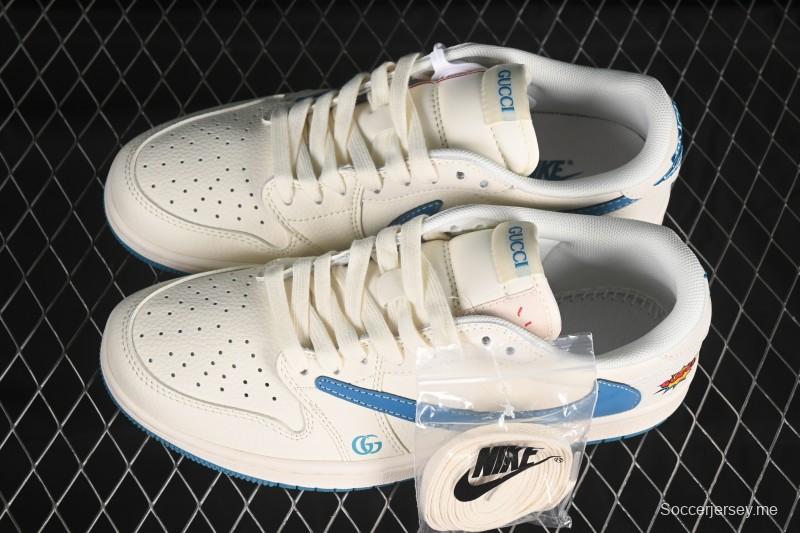 حذاء نايك ترافيس سكوت x Fragment Design x Air Jordan 1 Low OG SP AJ1 AJ1 سنيكرز كاجوال منخفض علوي - ZH2598-165