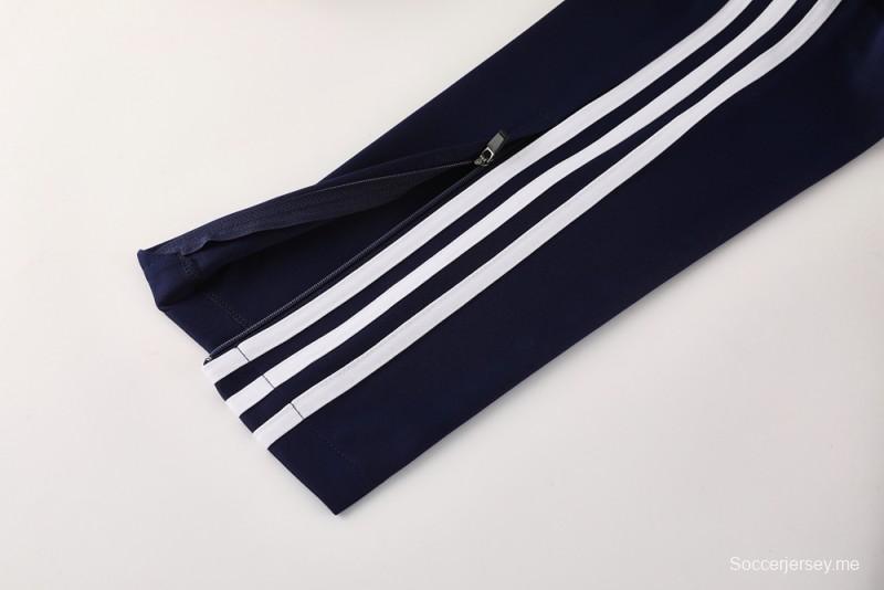 2025 Adidas Originals Long Sleeve T-Shirt Collection - Navy/White/Black with 3-Stripes