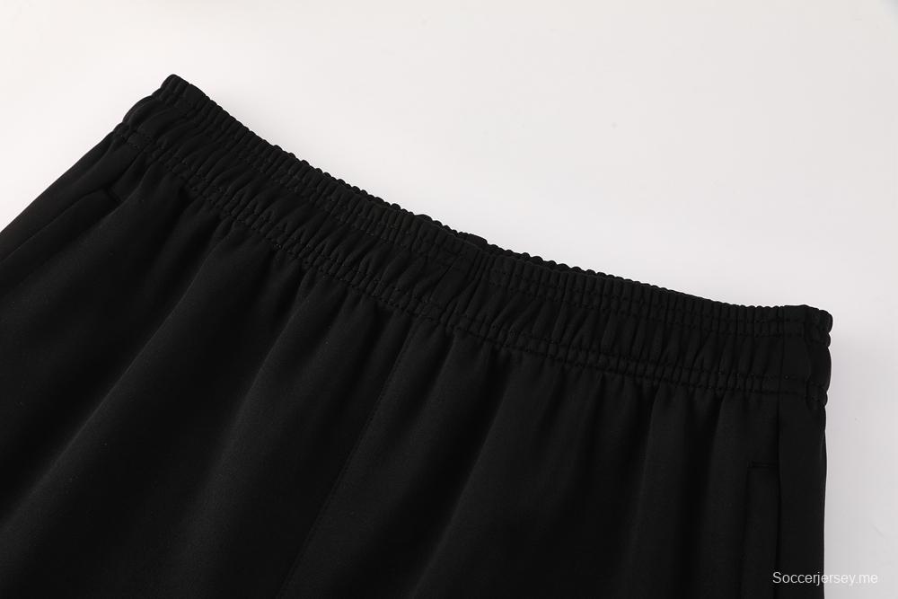 2025 سترة سوداء بسحاب كامل من نايك 2025 + بنطلون طويل