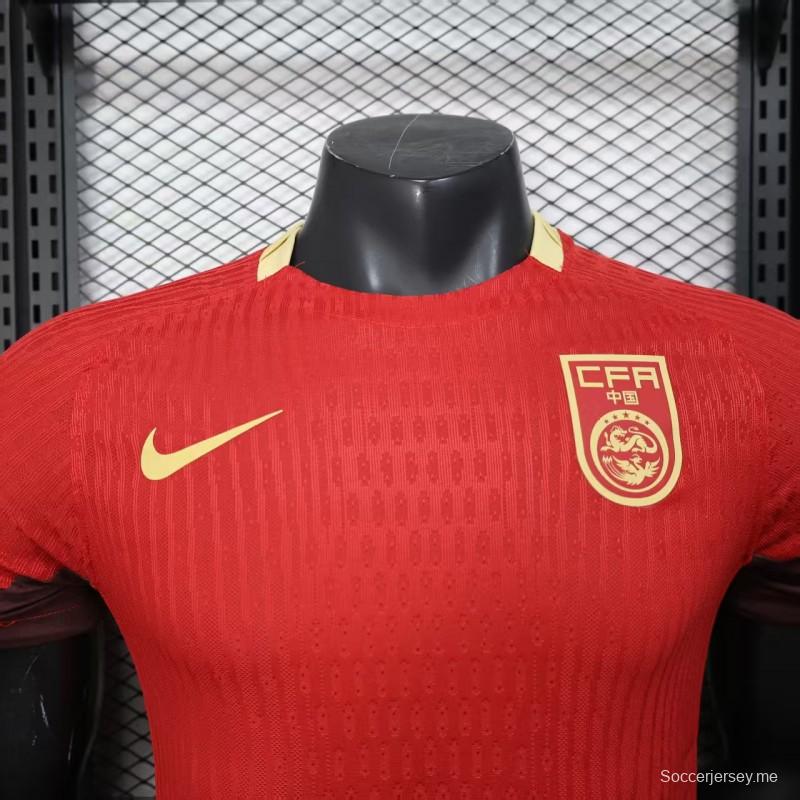 إصدار اللاعب 2025 قميص المنزل الصين 2025