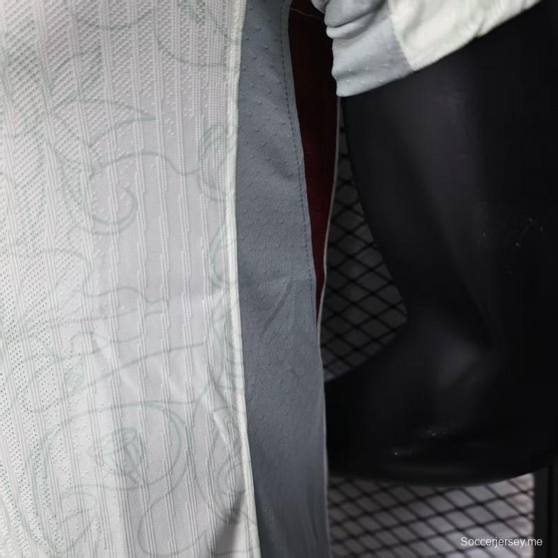 إصدار اللاعب 2025 قميص أبيض أبيض خارجي صيني 2025