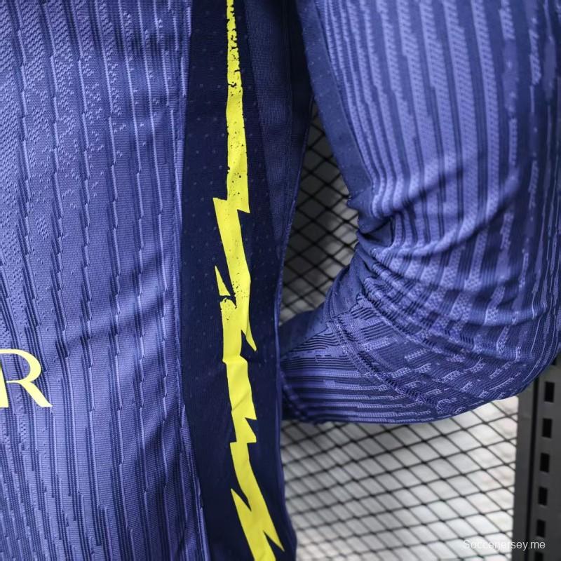 إصدار اللاعب 25/26 قميص بأكمام طويلة طويل الأكمام أزرق اللون من أتلتيكو مدريد