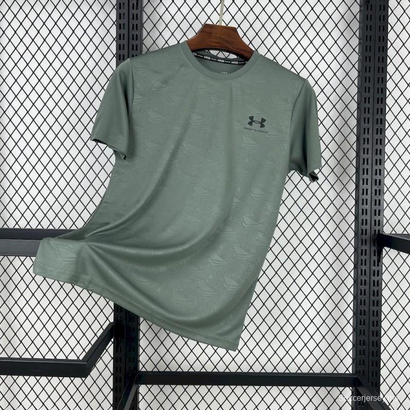 2025 تي شيرت أبيض اللون أبيض من أندر أرمر #1043