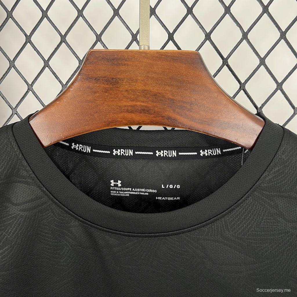 2025 تي شيرت اندر ارمر بلاك # 1043