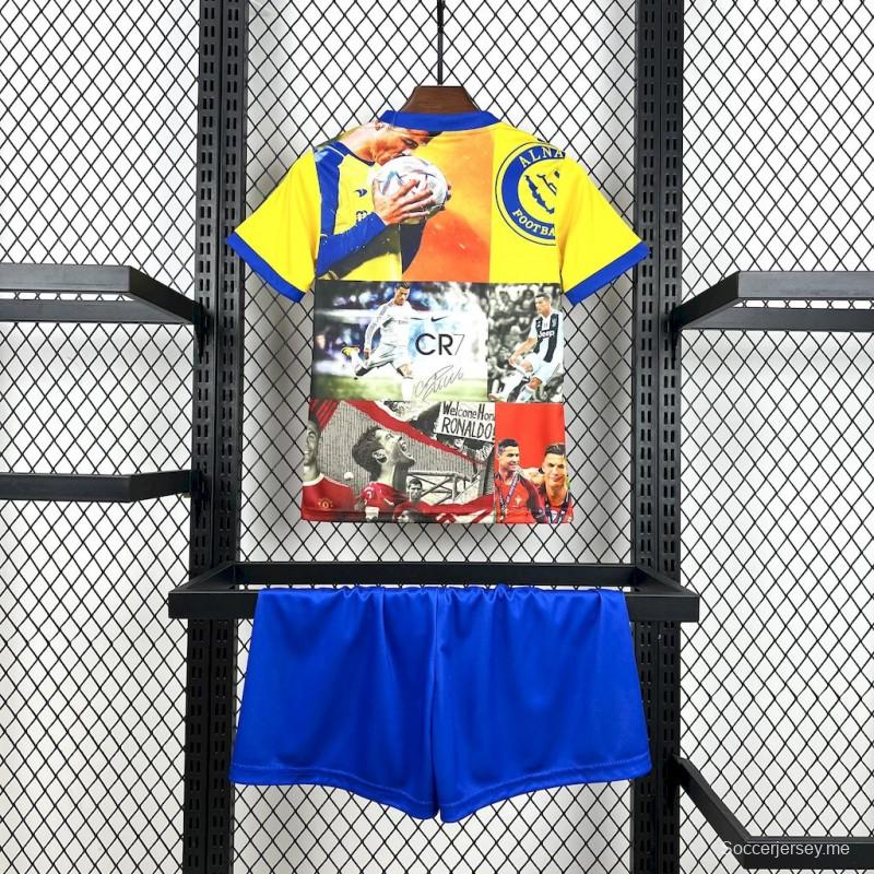 2025/26 طقم كريستيانو رونالدو أول كلوب كلوب ميكس للأطفال